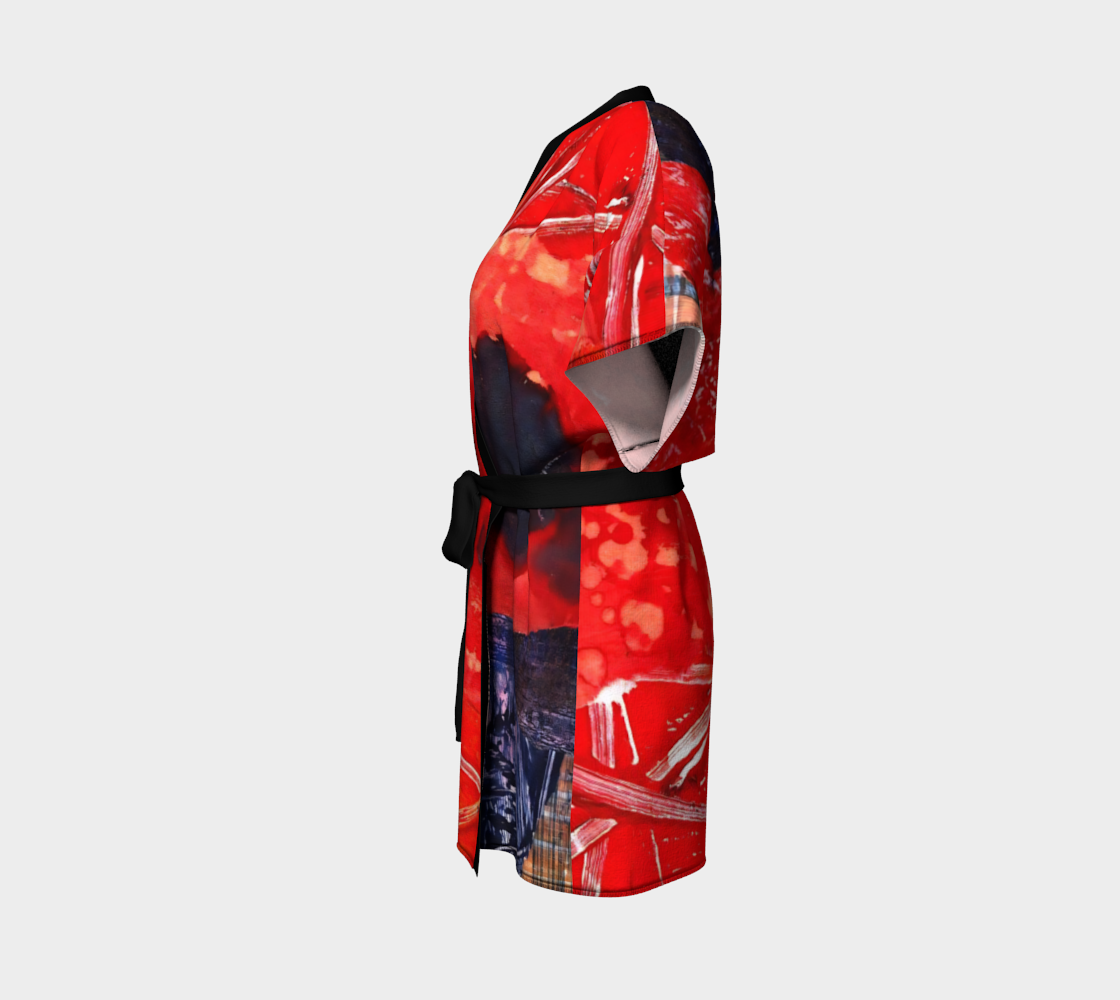 Tulip Dreams Belted Kimono