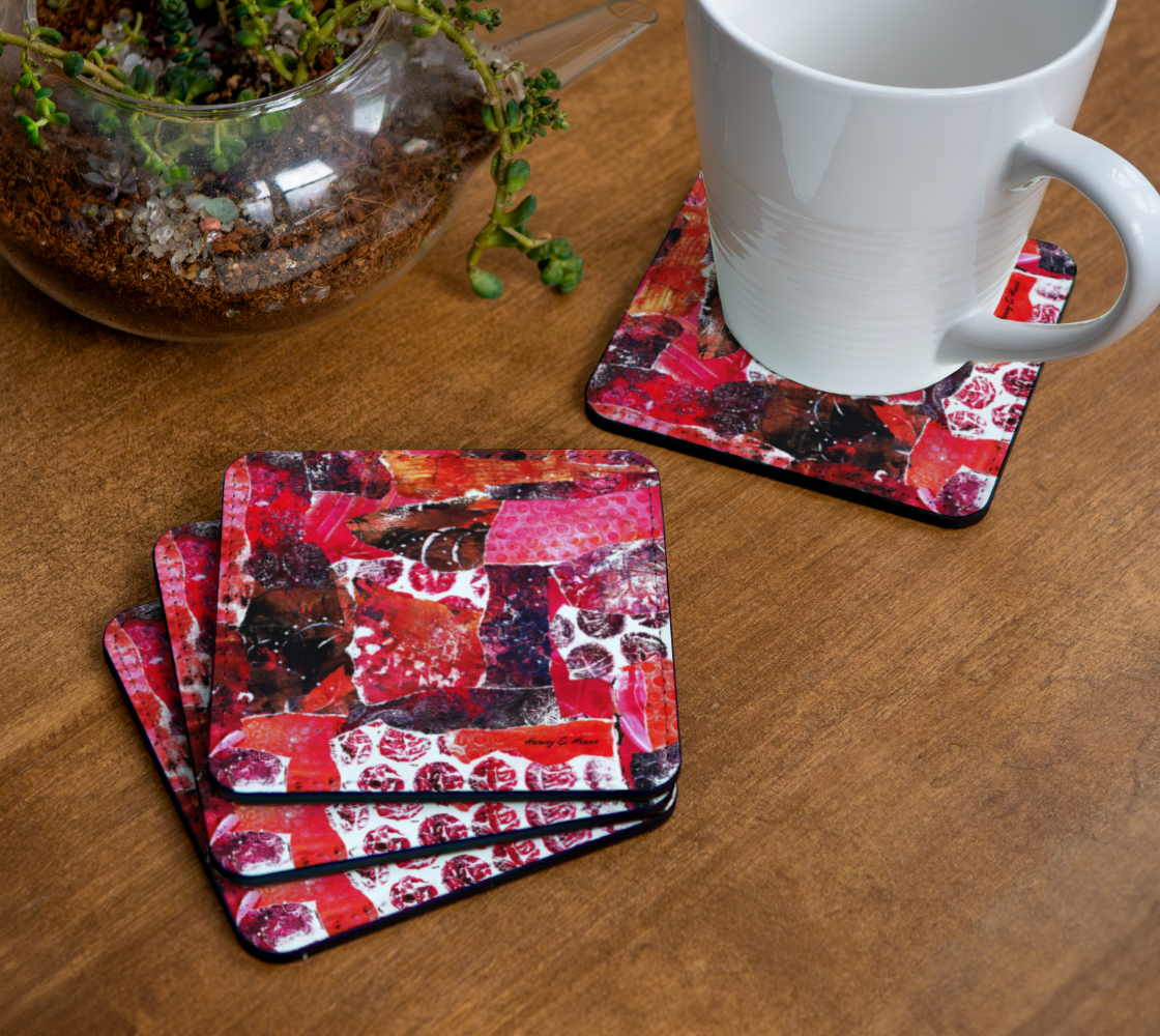 Disco Flamingos 1 Coaster