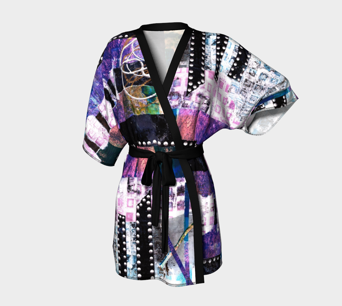 High Fashion Belted Kimono