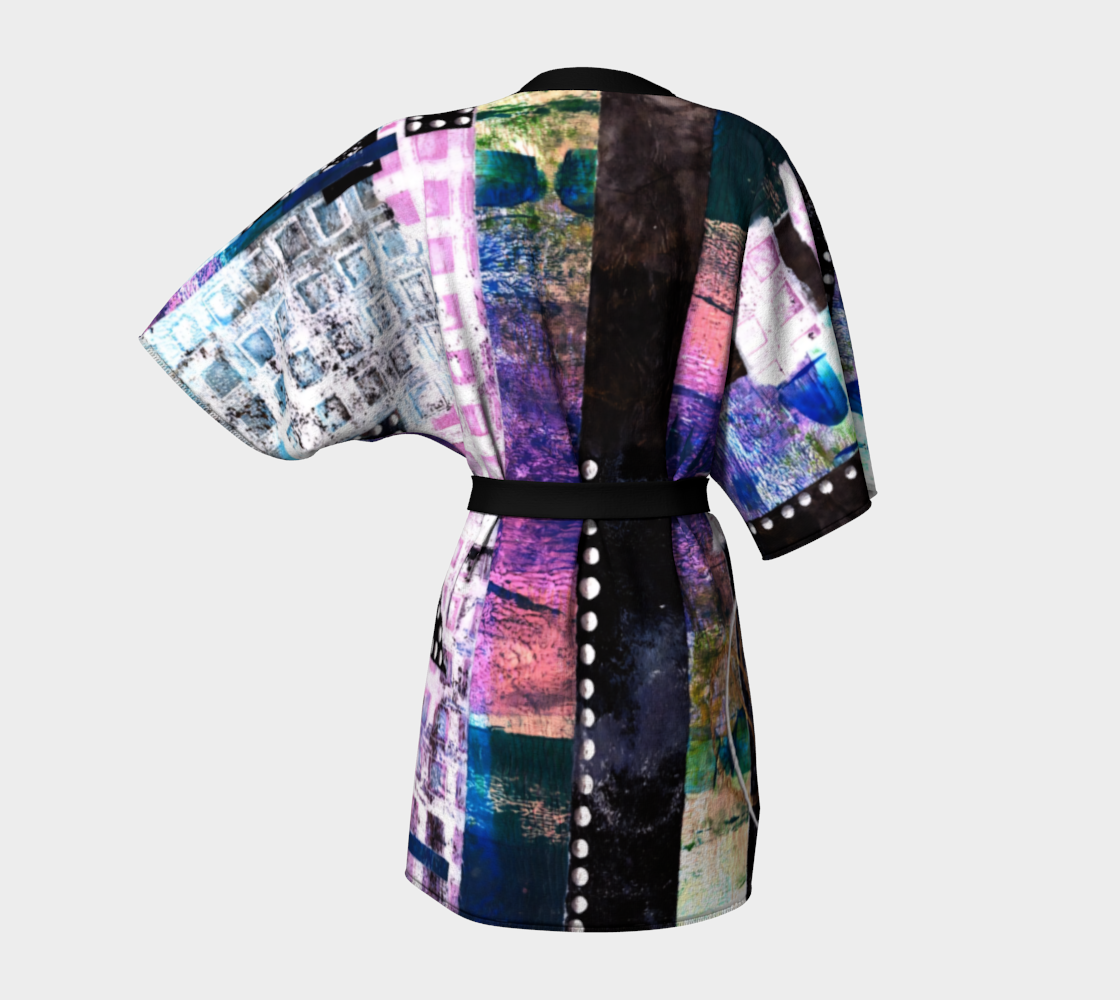 High Fashion Belted Kimono