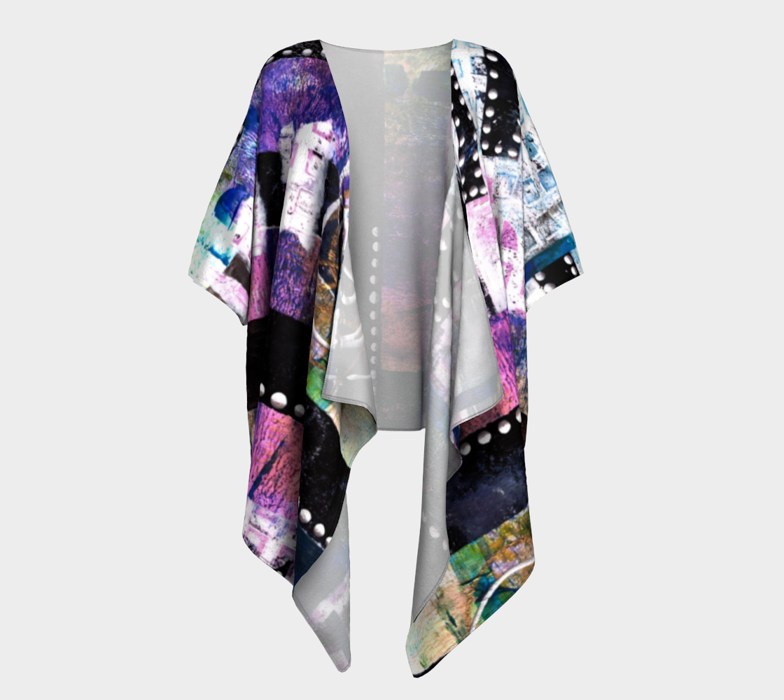 High Fashion Draped Kimono