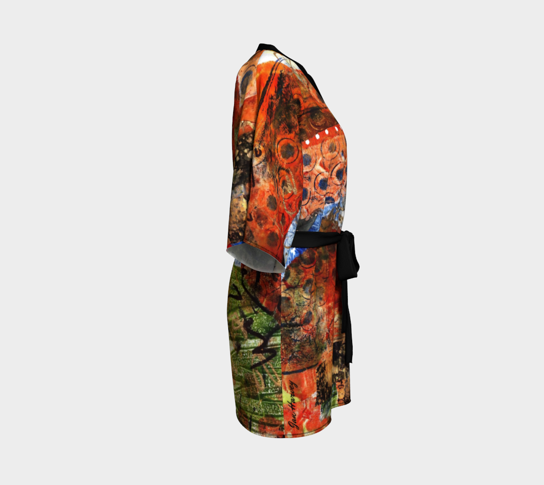 Good Dots Belted Kimono