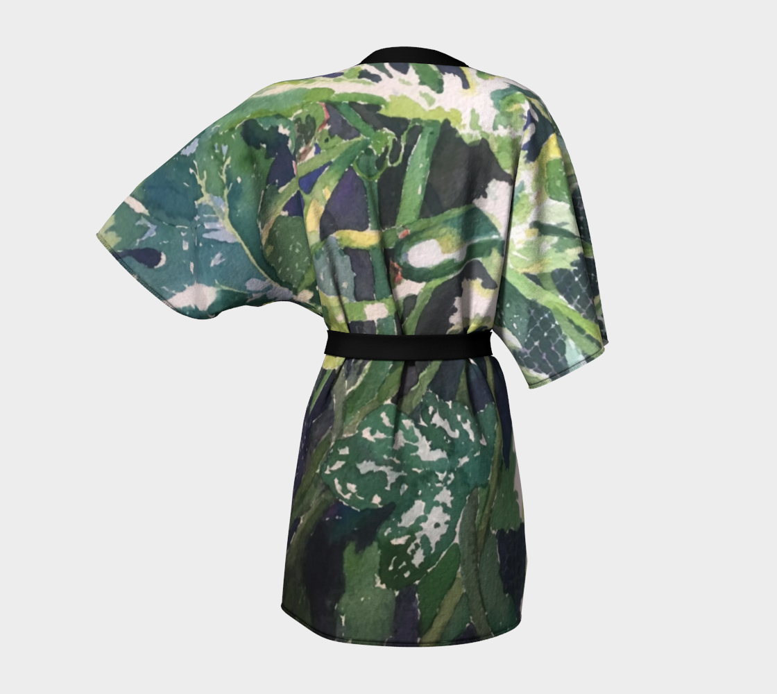 Zucchini Belted Kimono