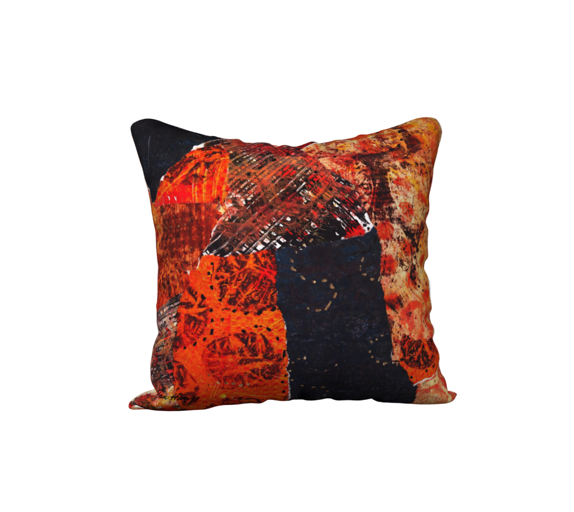 Love Orange 1 Pillow Cover