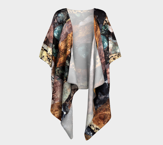 Galactica Draped Kimono