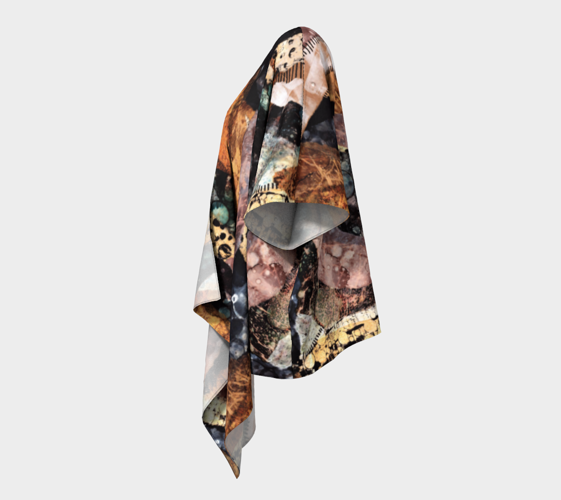 Galactica Draped Kimono