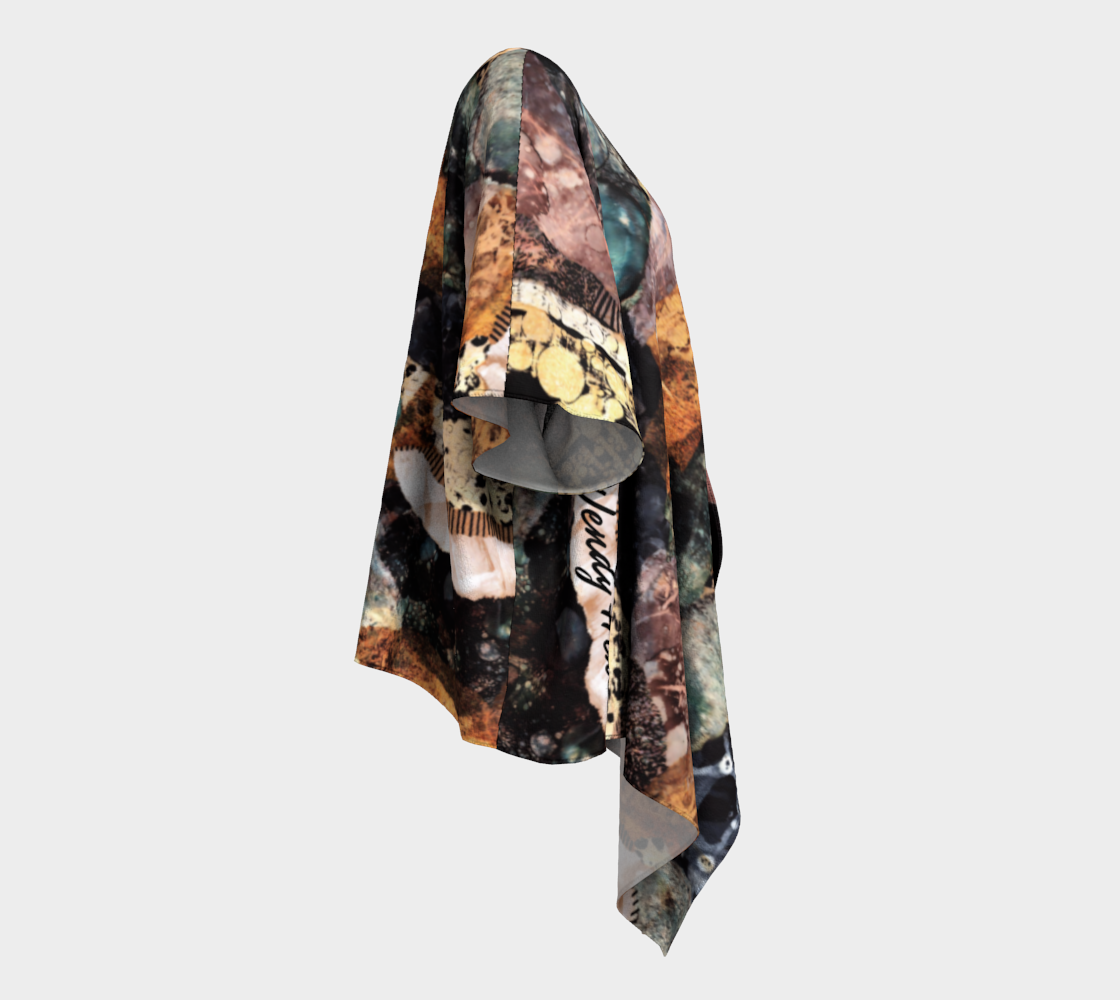 Galactica Draped Kimono