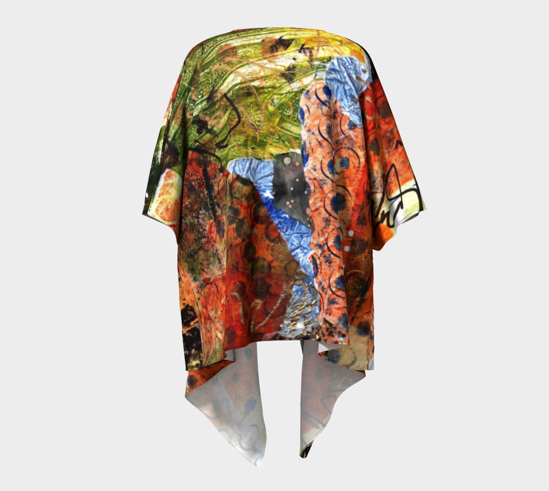 Good Dots Draped Kimono