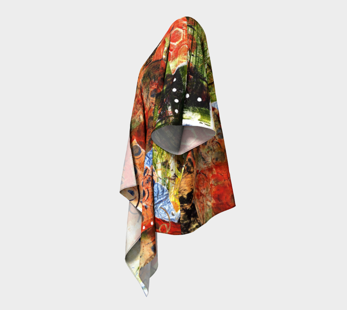 Good Dots Draped Kimono