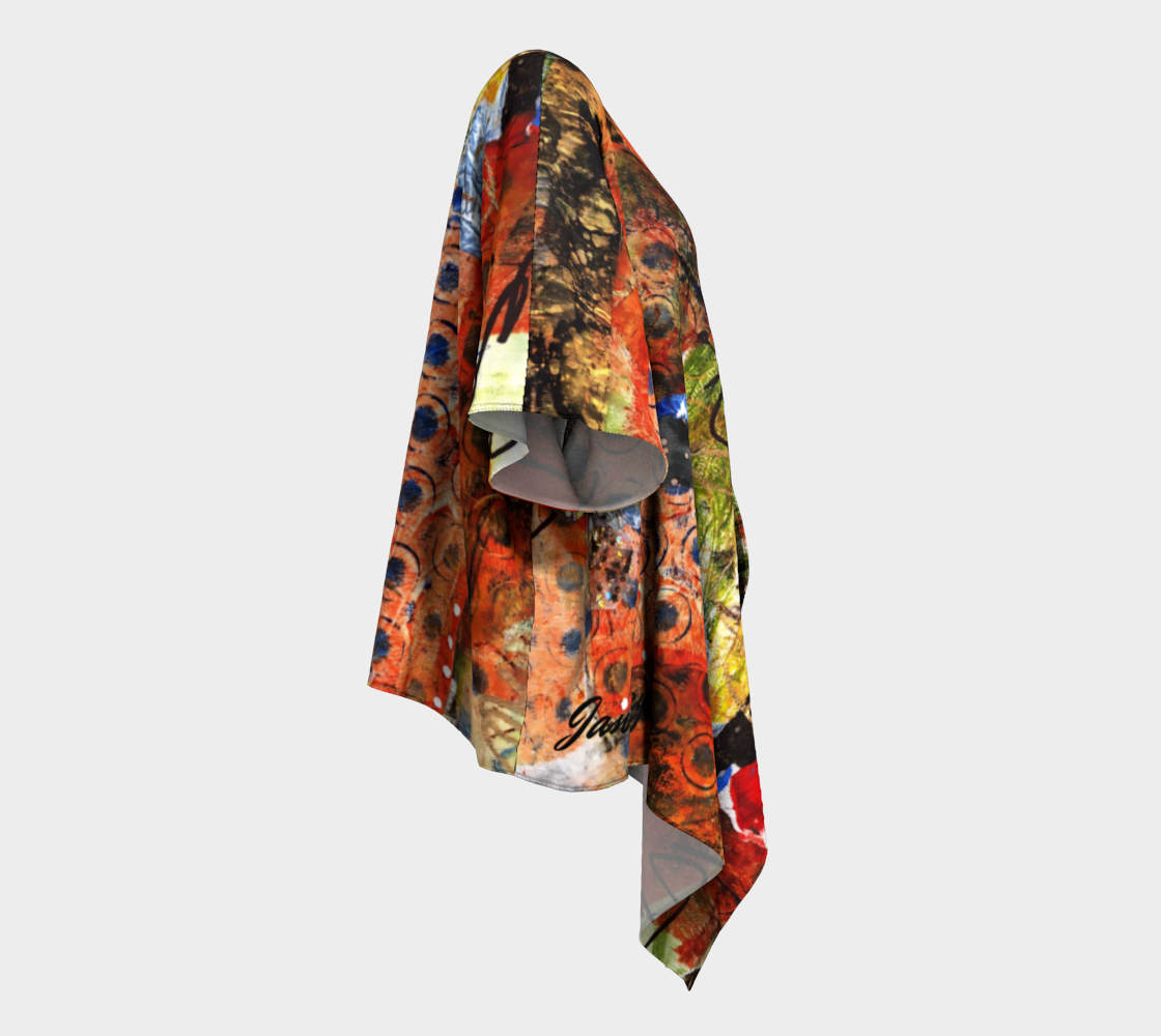 Good Dots Draped Kimono