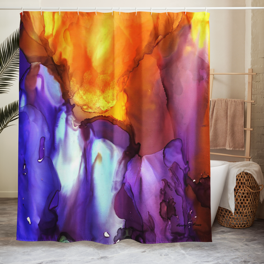 Volcano Shower Curtain