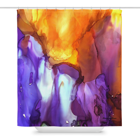 Volcano Shower Curtain
