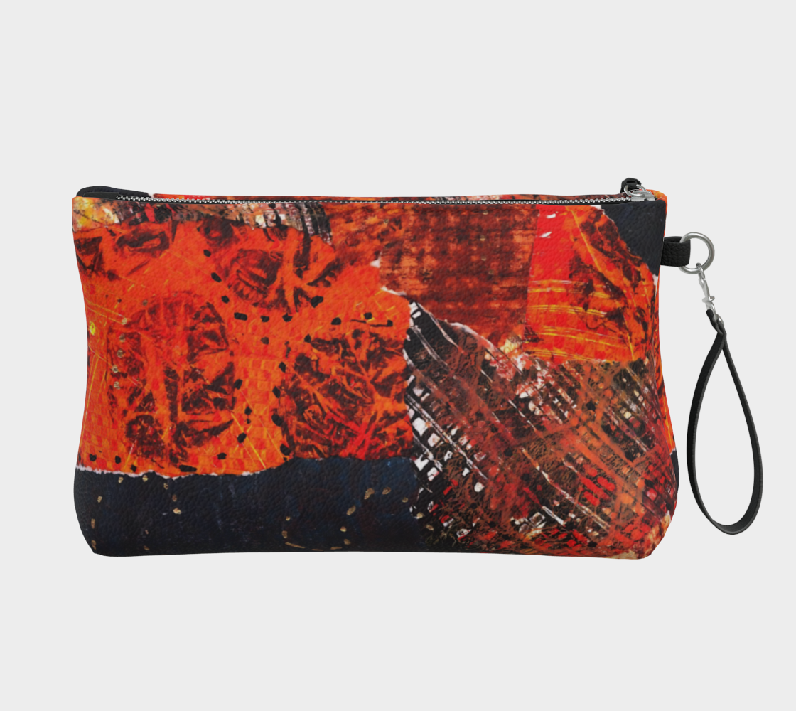 Love Orange 1 Vegan Leather Make-Up Bag