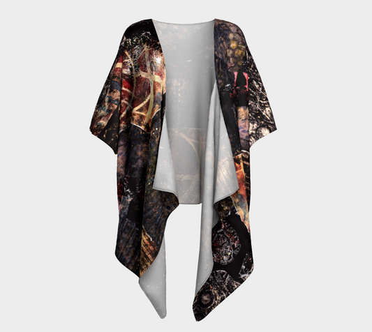 Blossoms Draped Kimono