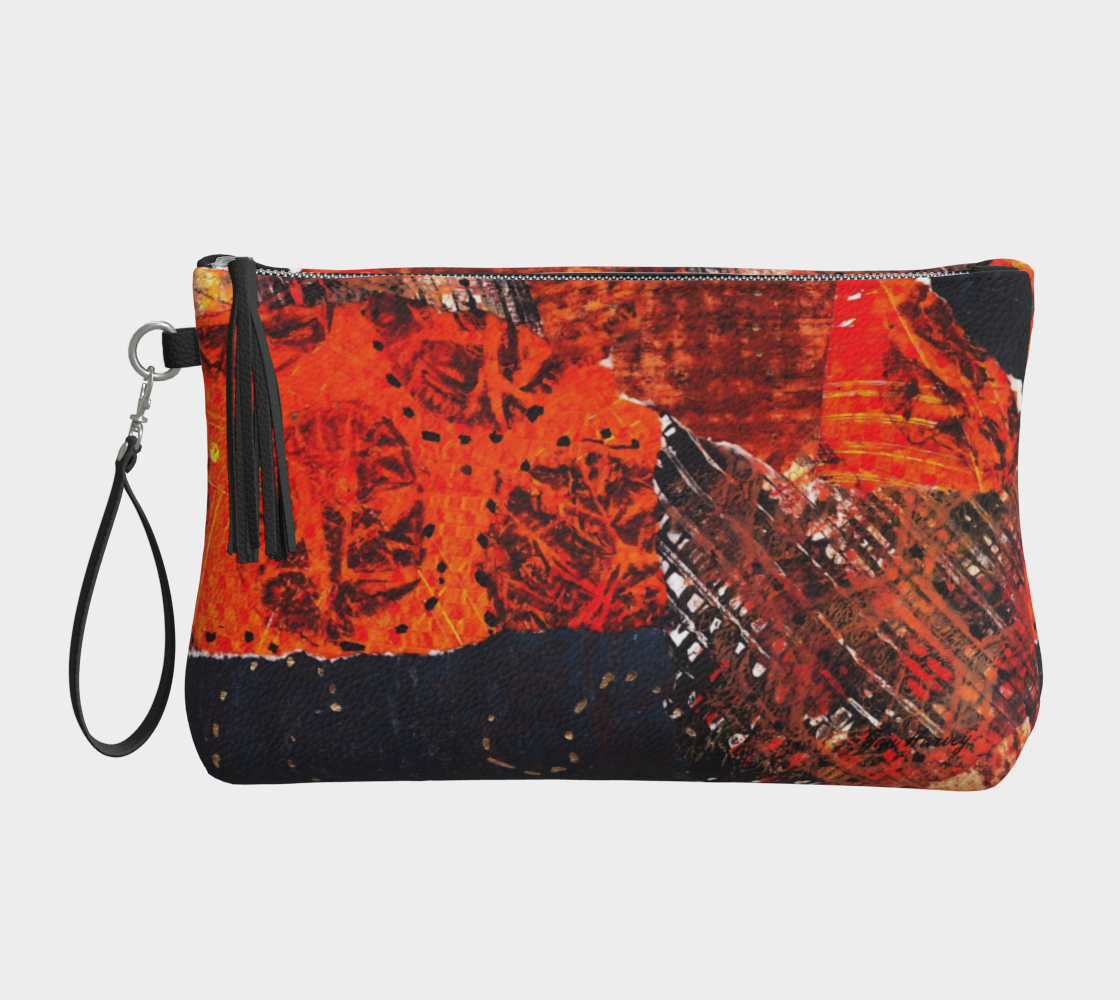 Love Orange 1 Vegan Leather Make-Up Bag