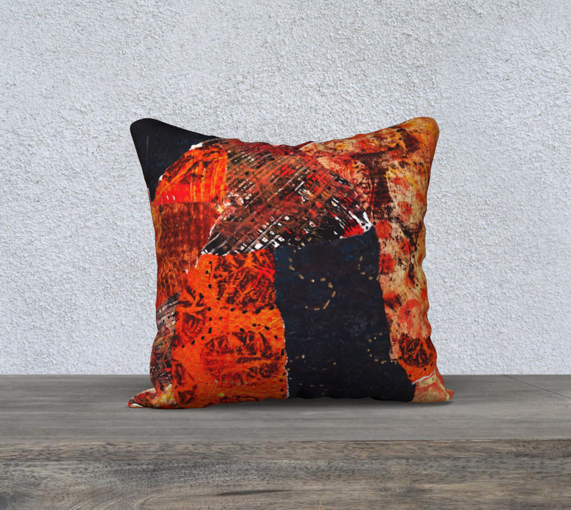 Love Orange 1 Pillow Cover