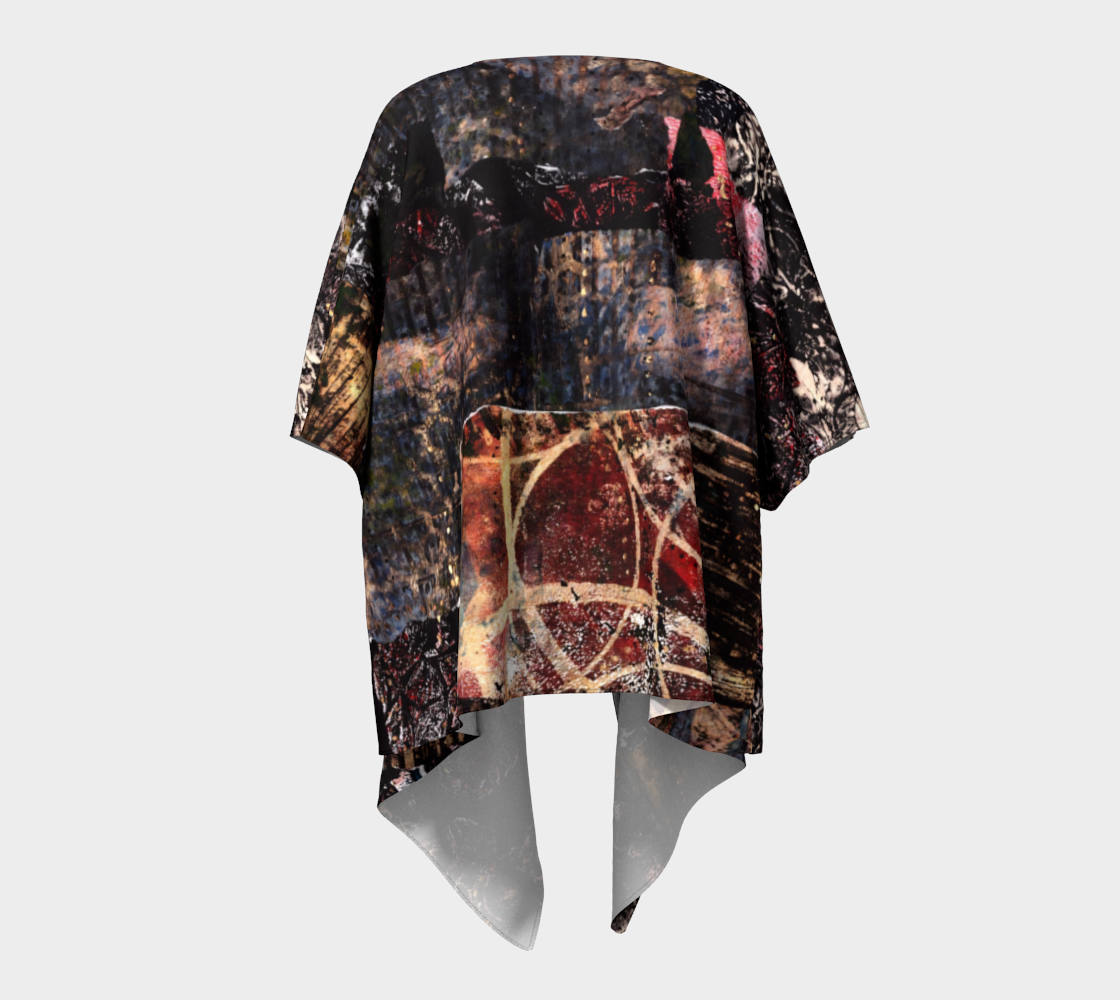 Blossoms Draped Kimono