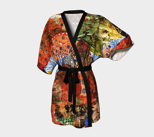 Good Dots Belted Kimono