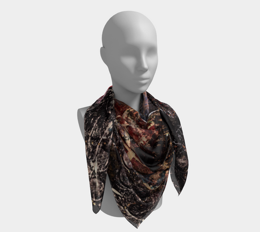 Blossoms Square Scarf