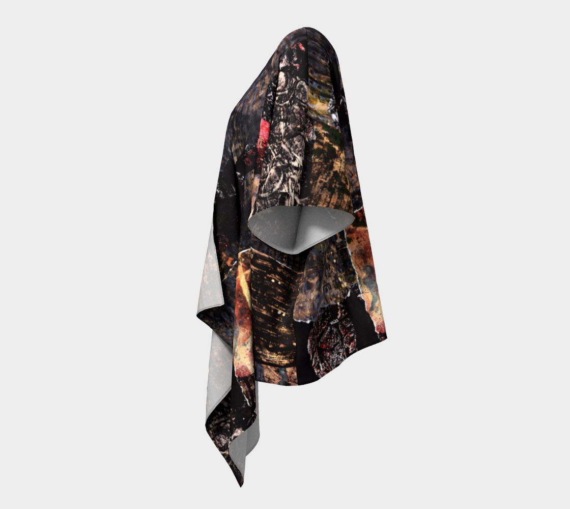 Blossoms Draped Kimono