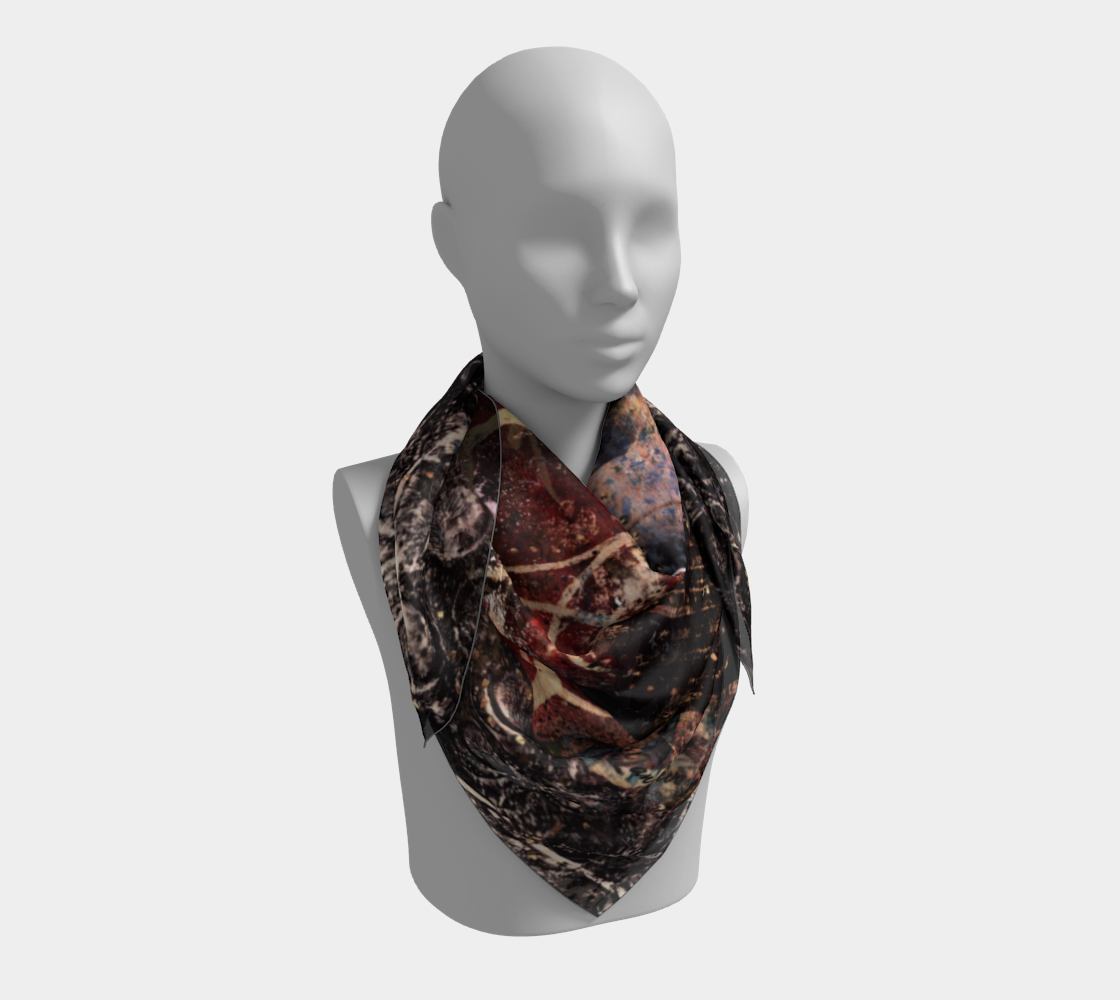 Blossoms Square Scarf