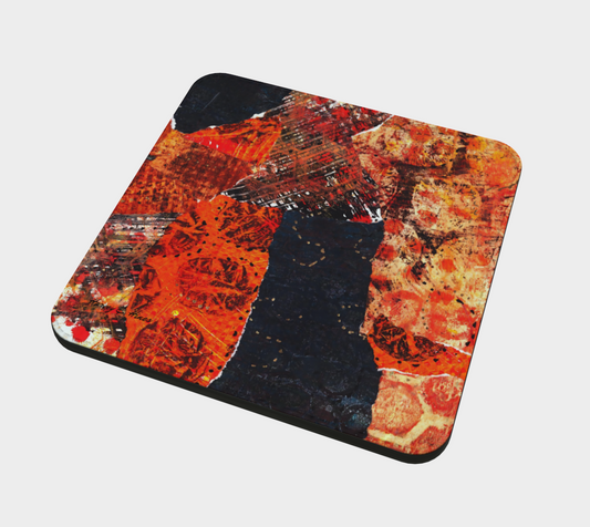 Love Orange 1 Coaster