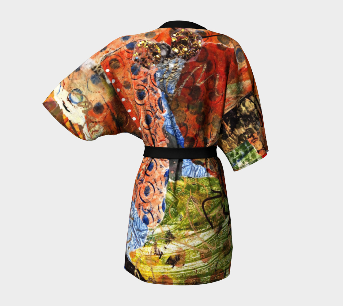 Good Dots Belted Kimono