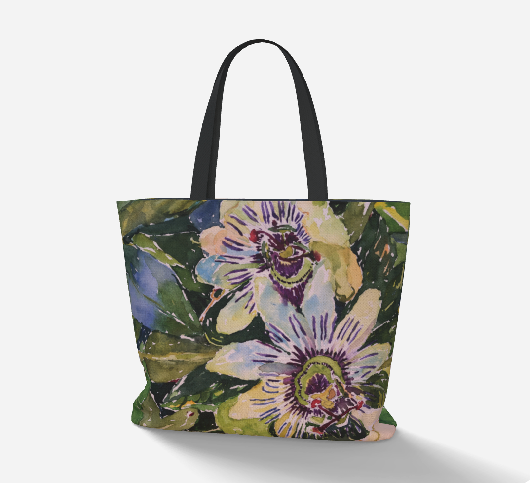Passion Flower Everything Bag