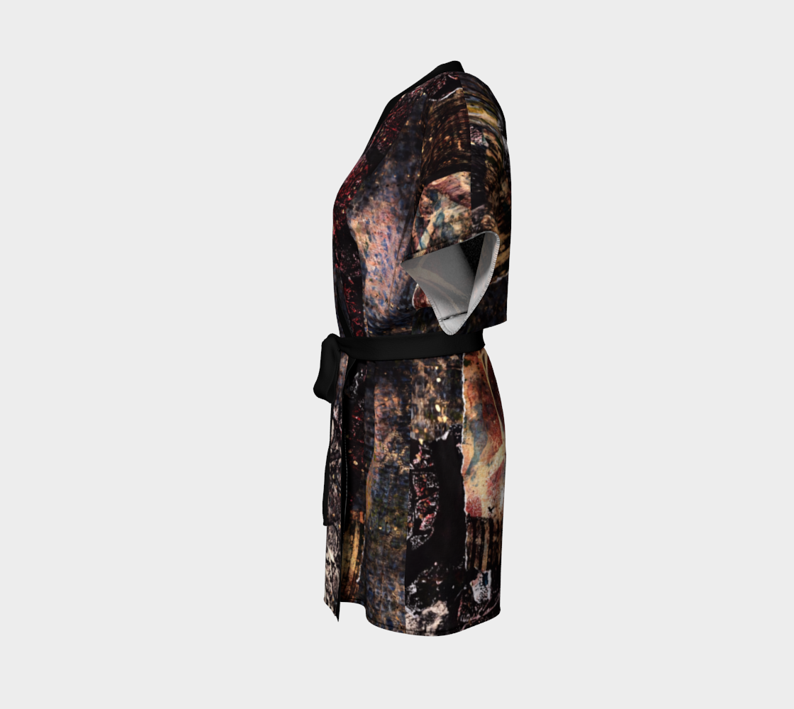 Blossoms Belted Kimono