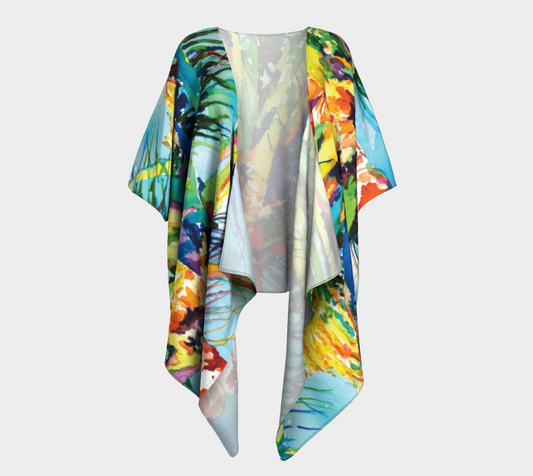 Hawaii Draped Kimono