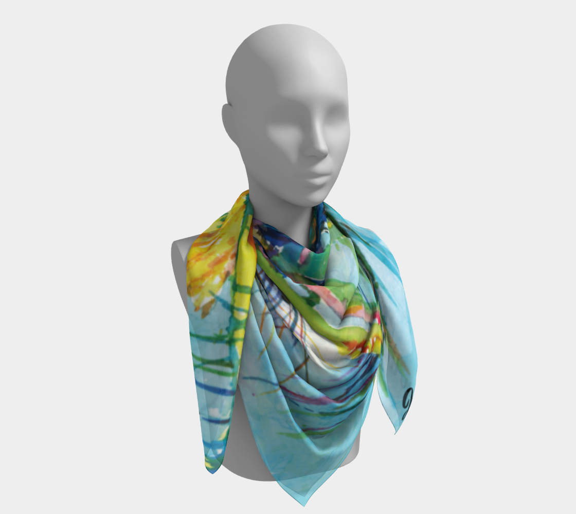 Hawaii Square Scarf
