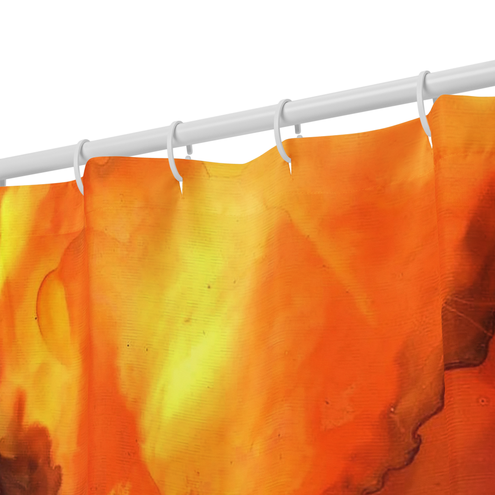 Volcano Shower Curtain