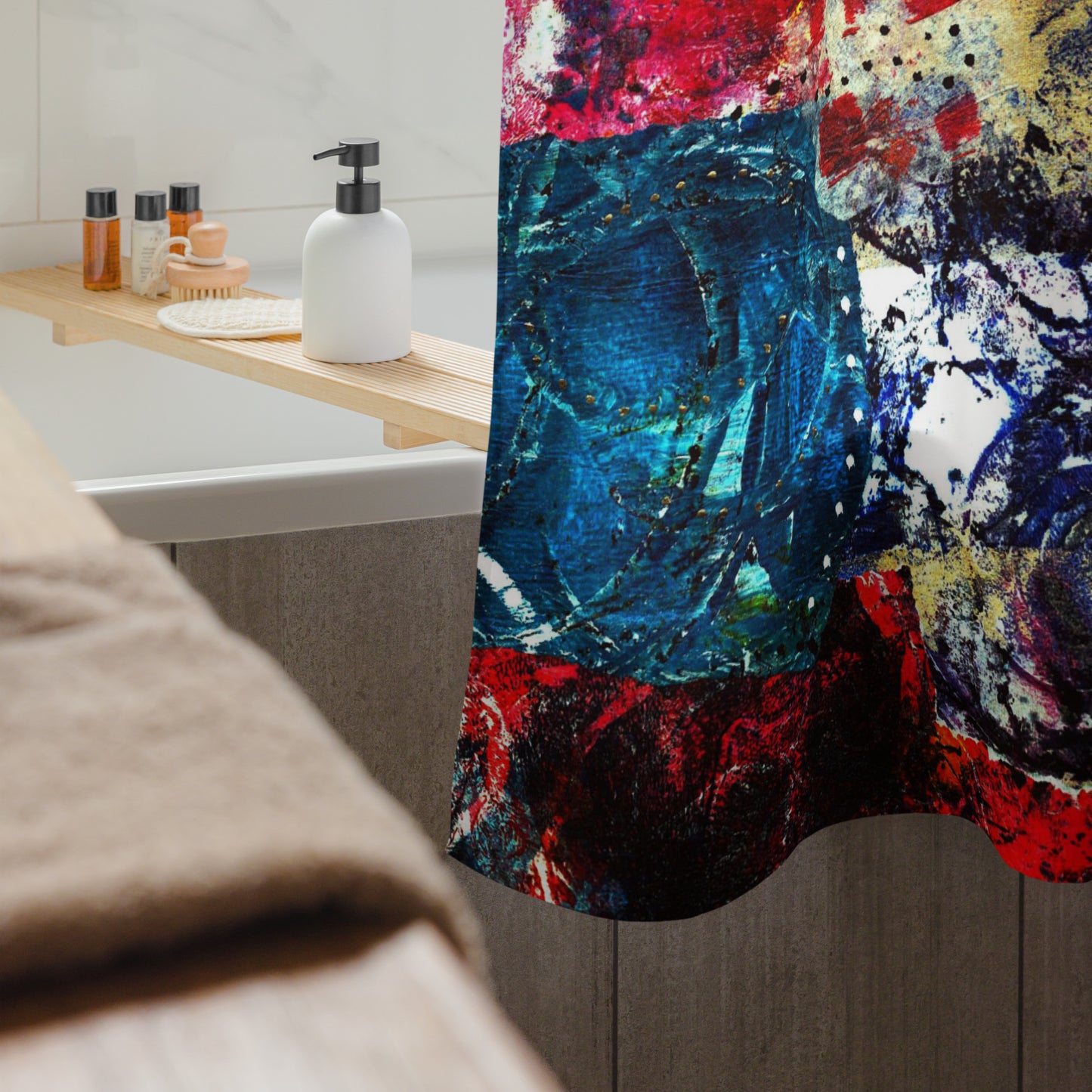 Evening Champagne Shower Curtain