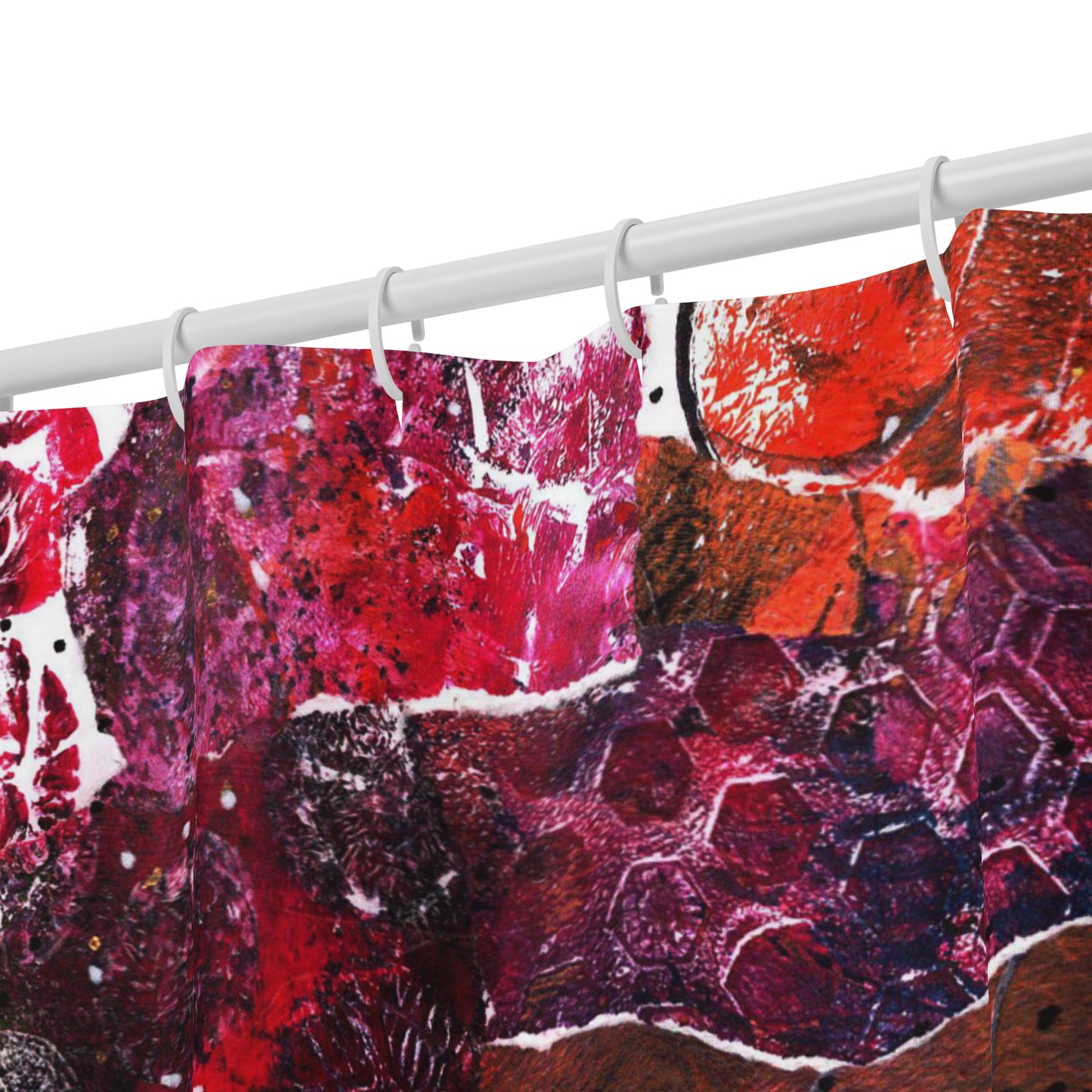 Disco Flamingos Shower Curtain