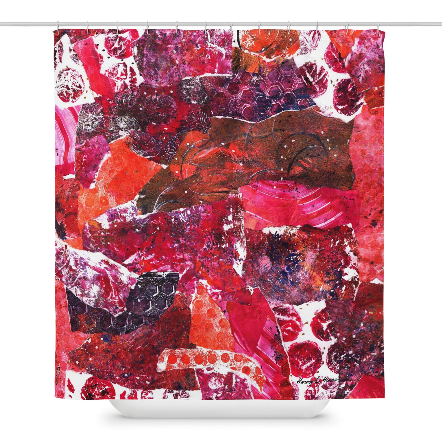 Disco Flamingos Shower Curtain