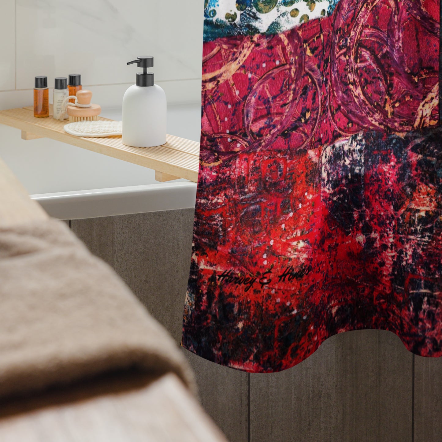 Color of Love Shower Curtain