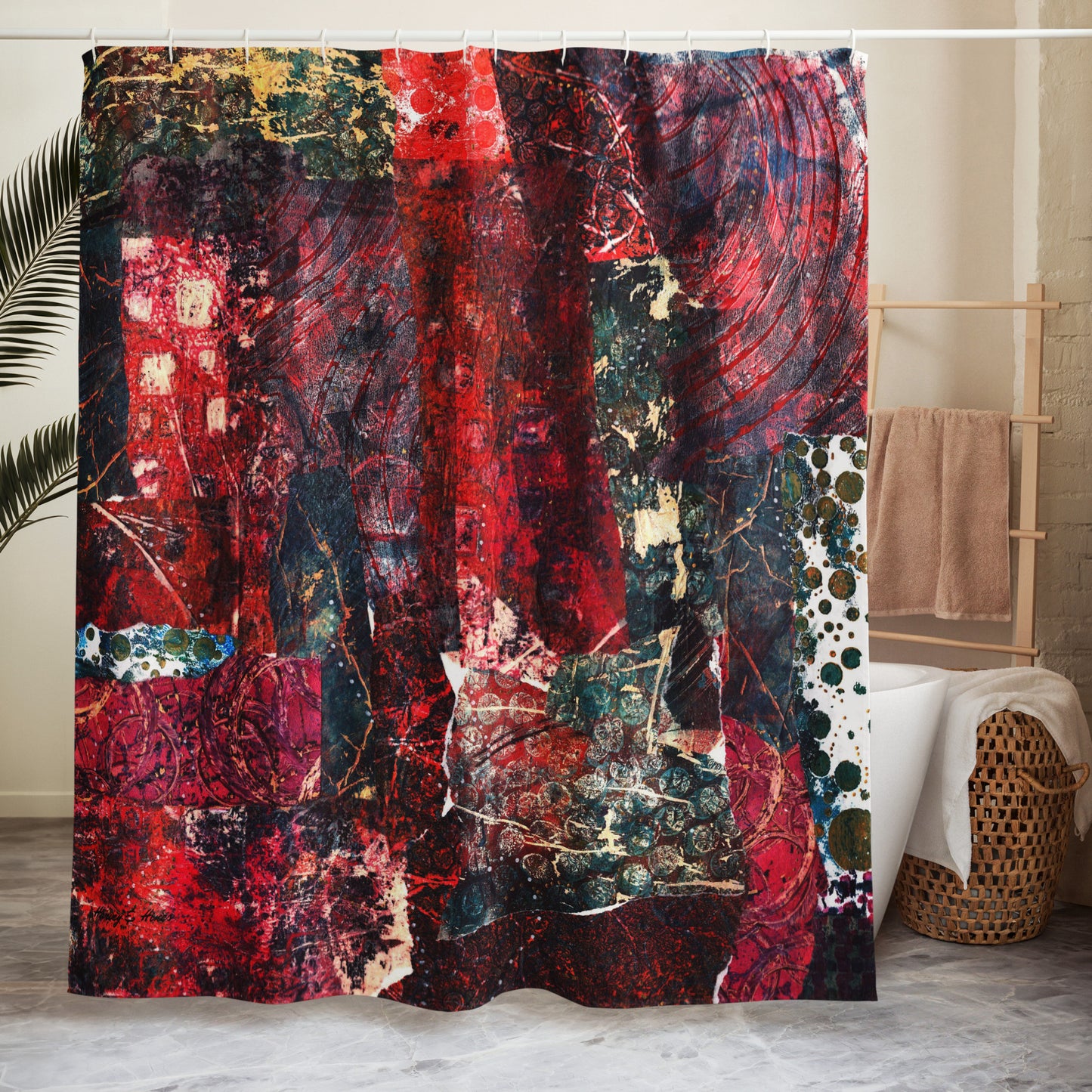 Color of Love Shower Curtain