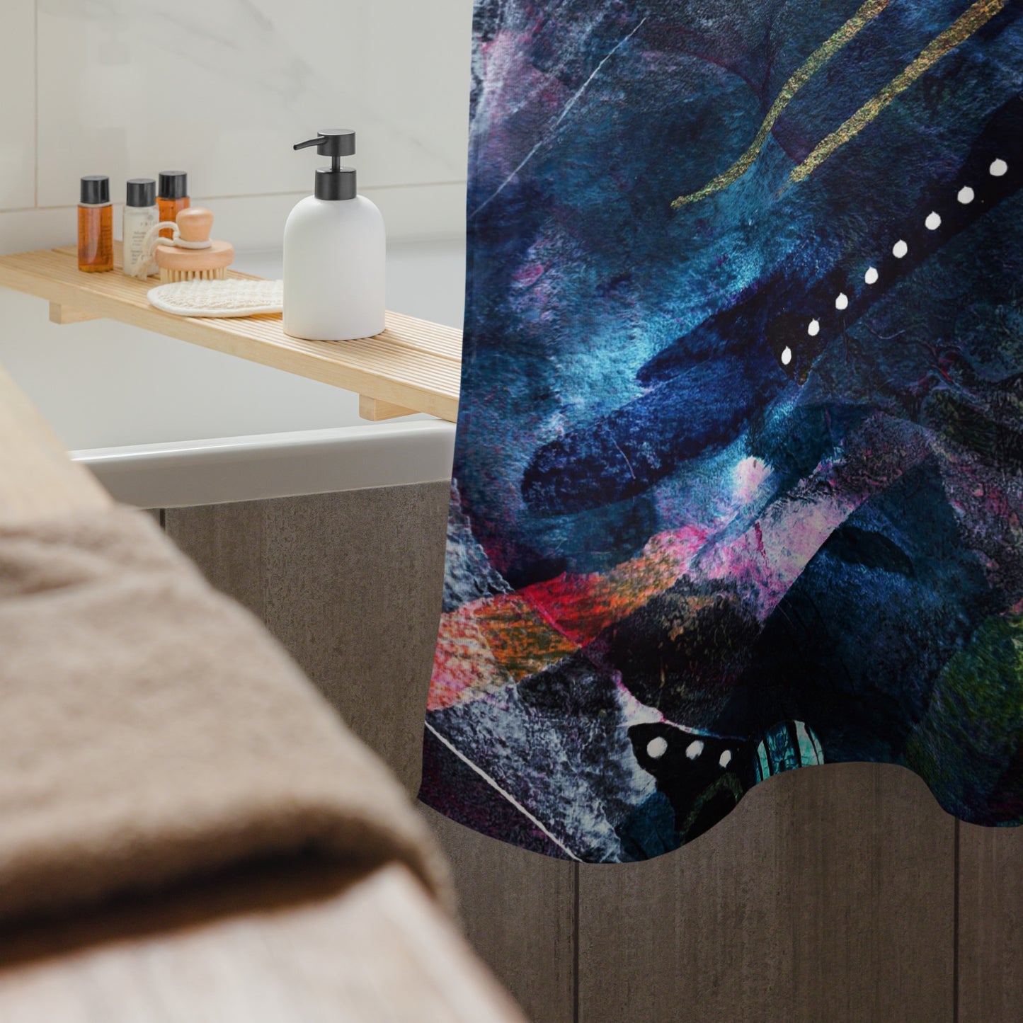 Dark Whispers Shower Curtain