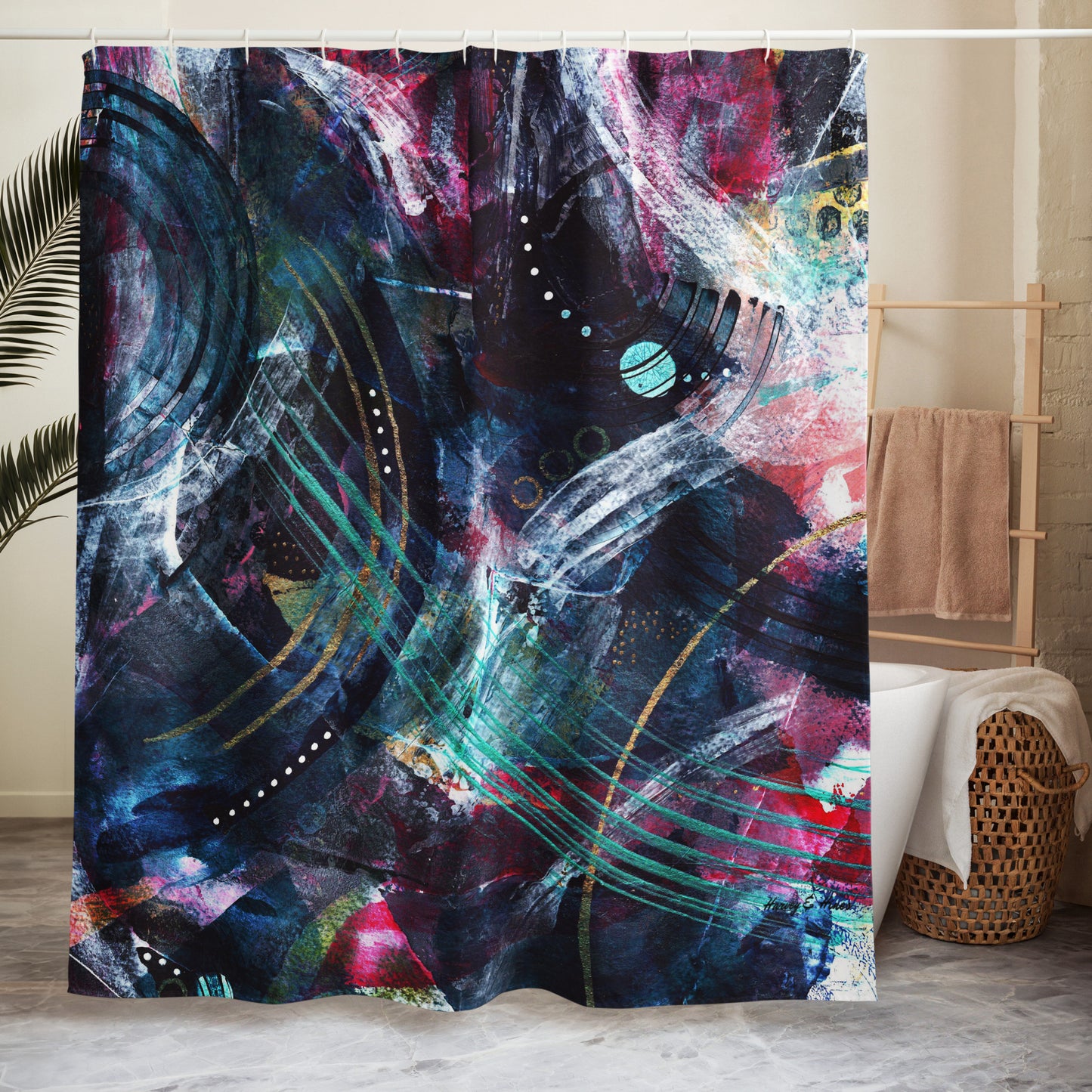 Dark Whispers Shower Curtain