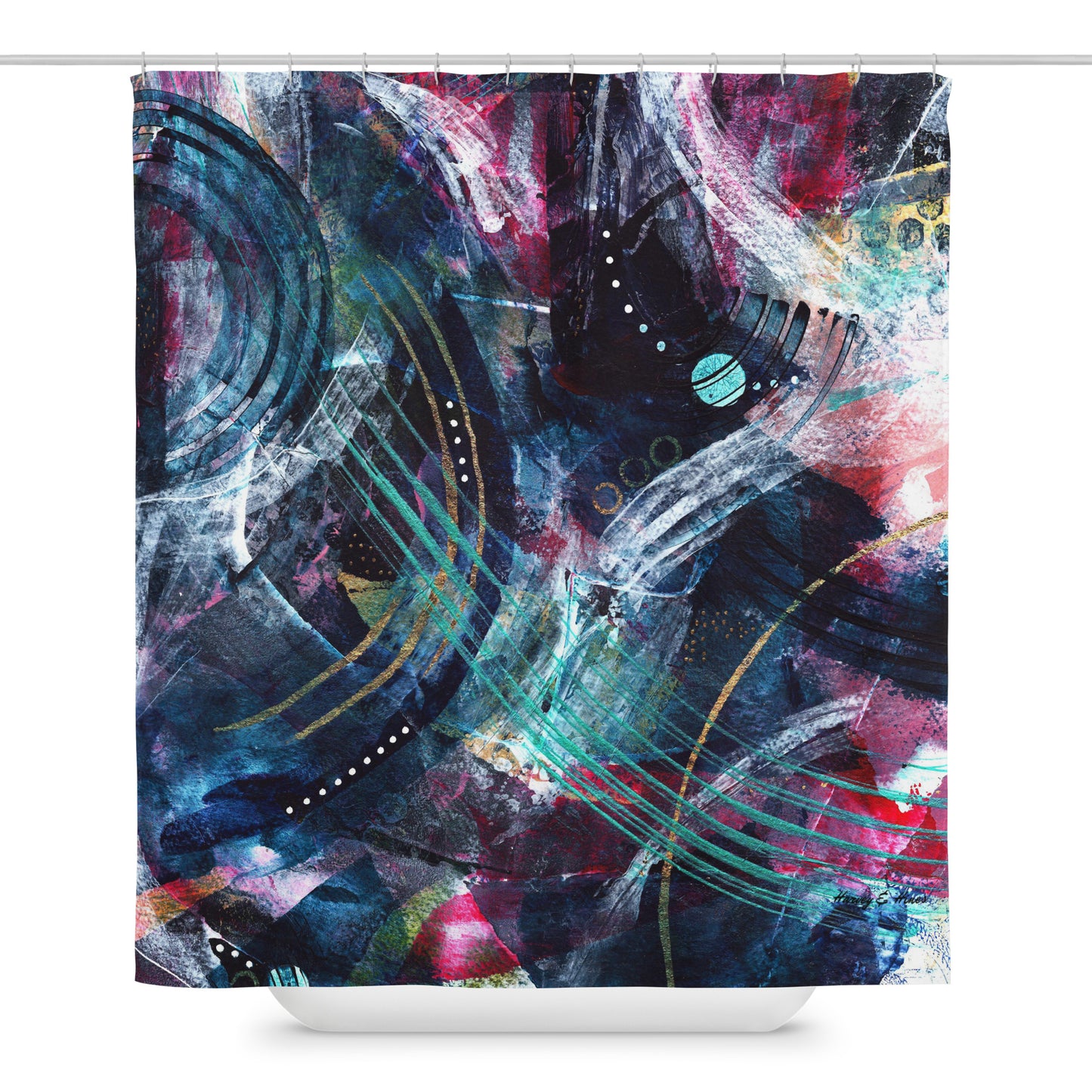 Dark Whispers Shower Curtain