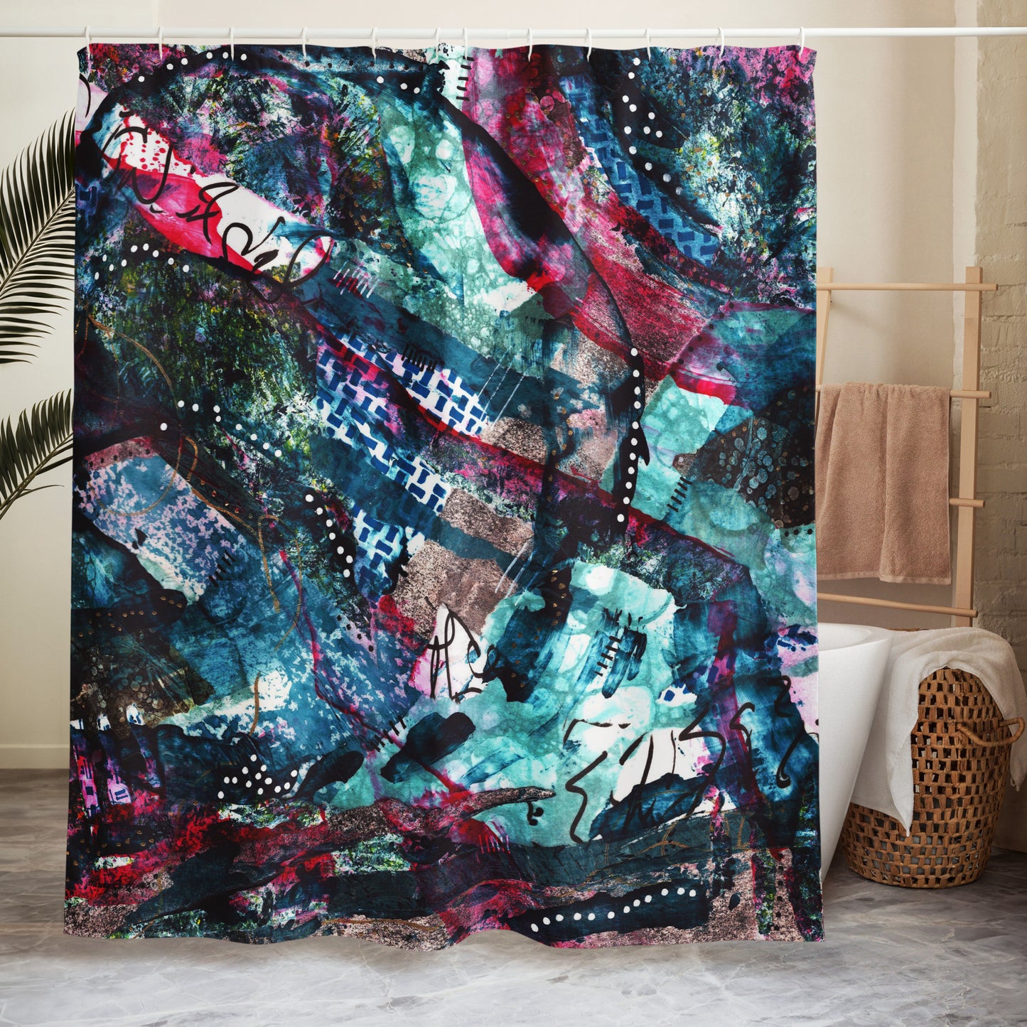 Tidal Wave Shower Curtain