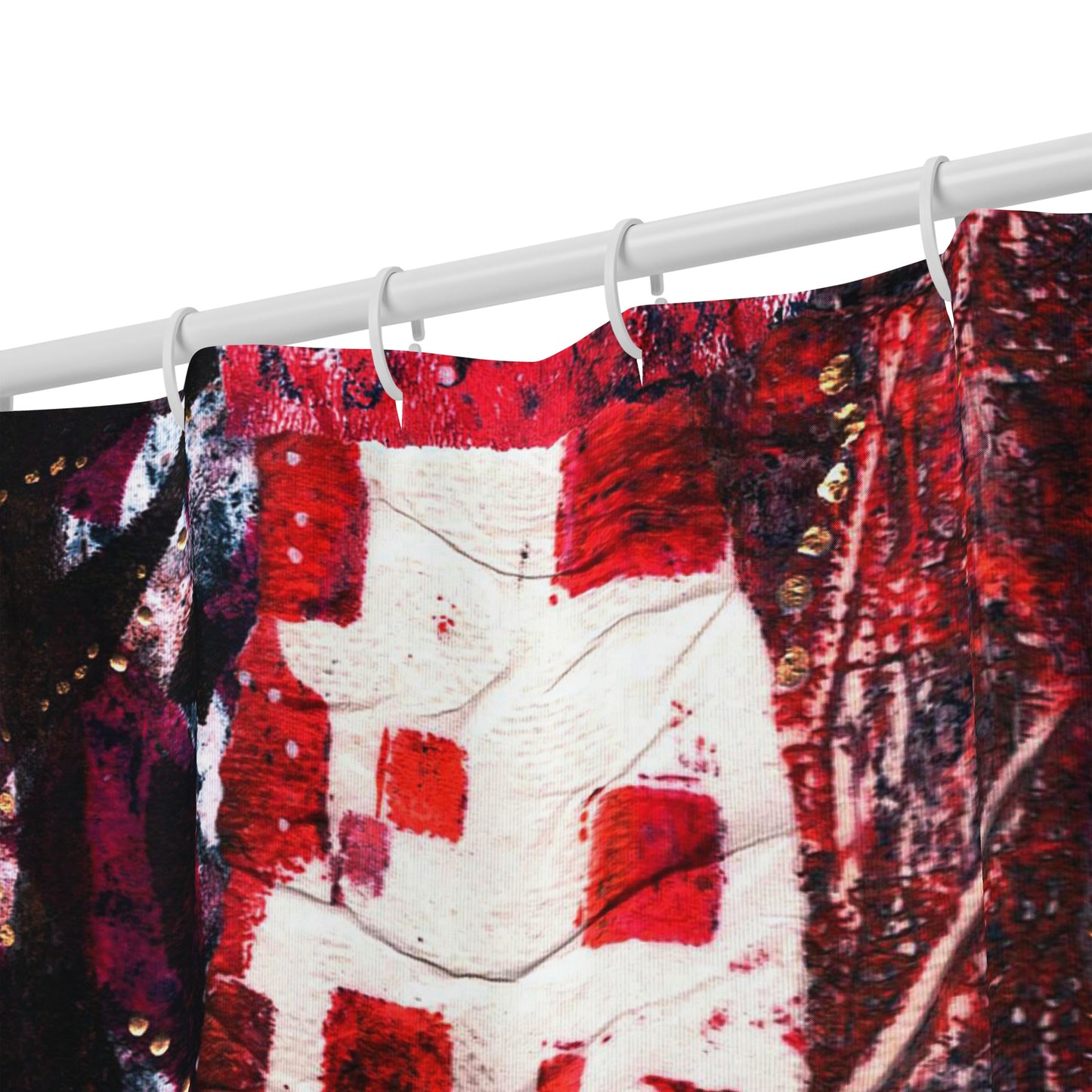 Snow on Pumpkins Shower Curtains